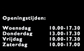 Openingstijden